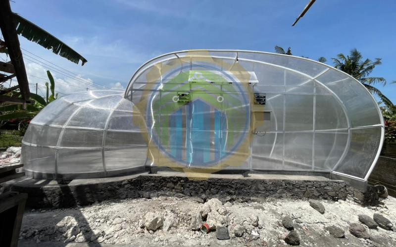 Solar Dryer Dome Golden Ratio